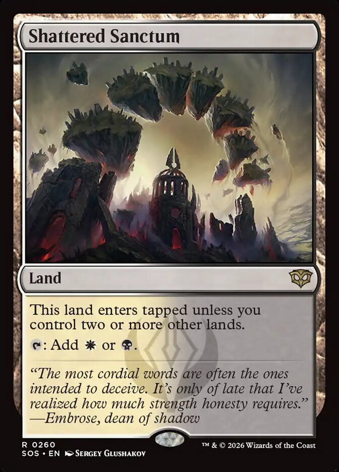 MTG - Shattered Sanctum - Secrets of Strixhaven (SOS)