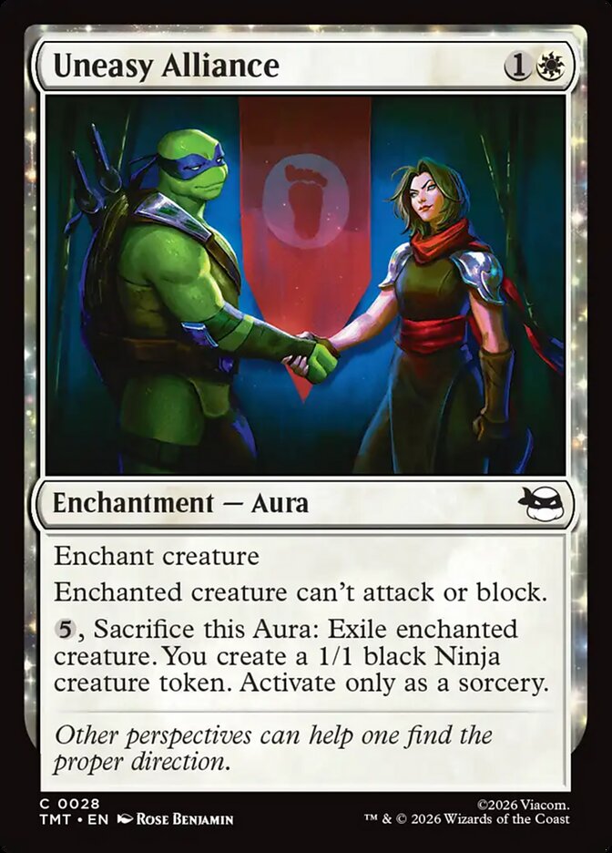 MTG - Uneasy Alliance - Teenage Mutant Ninja Turtles (SOS)