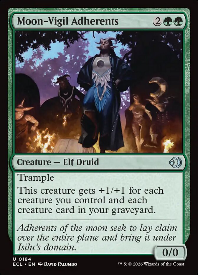 MTG - Moon-Vigil Adherents - Lorwyn Eclipsed (SOS)