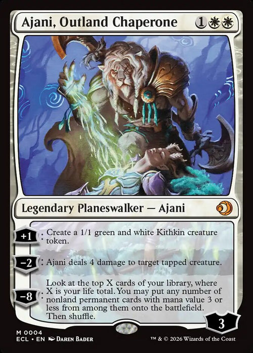 MTG - Ajani, Outland Chaperone - Lorwyn Eclipsed (SOS)