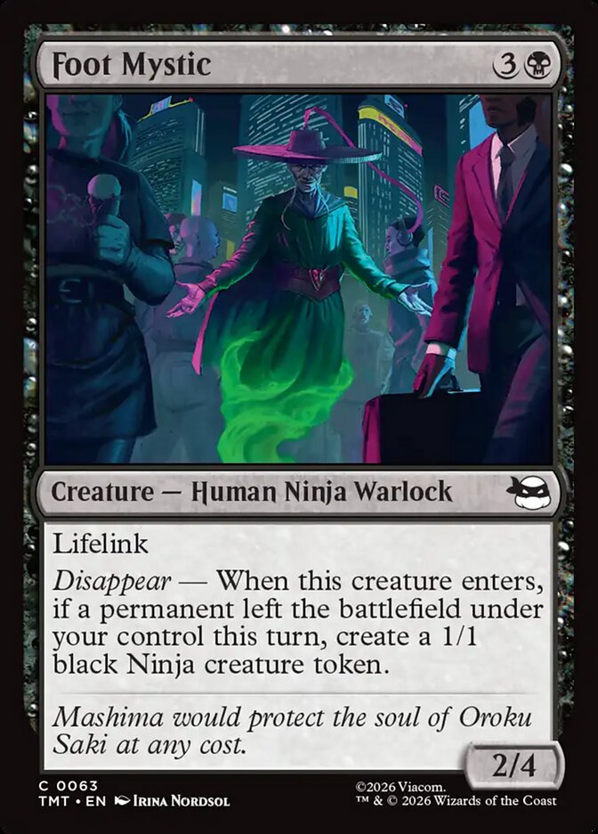 MTG - Foot Mystic - Teenage Mutant Ninja Turtles (SOS)