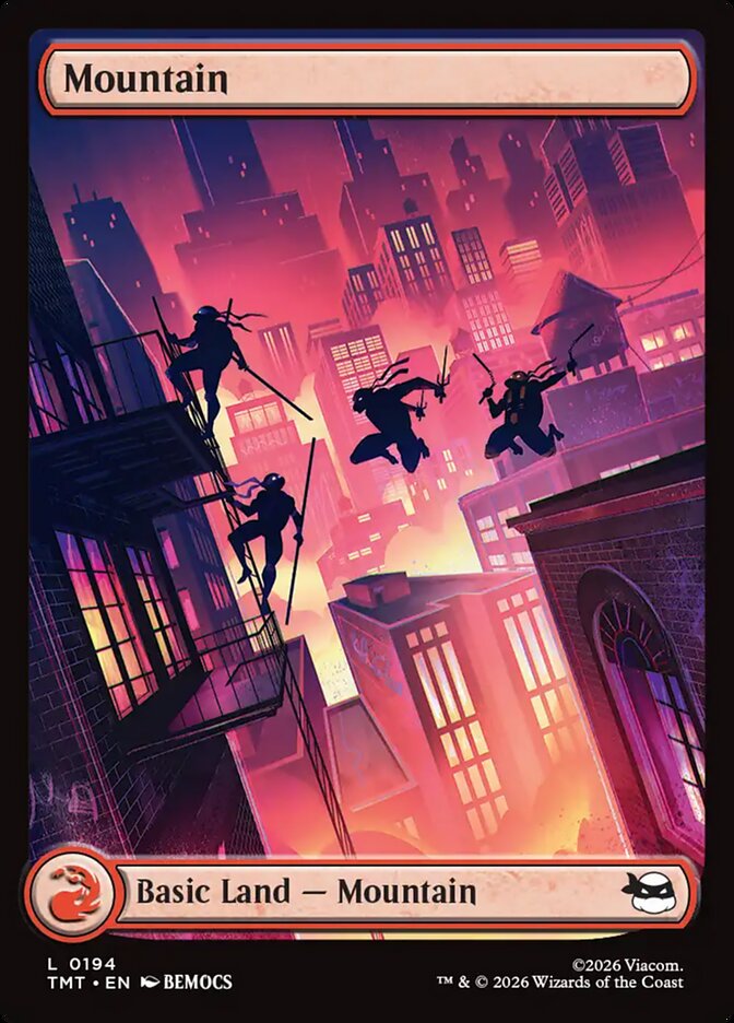 MTG - Mountain - Teenage Mutant Ninja Turtles (SOS)