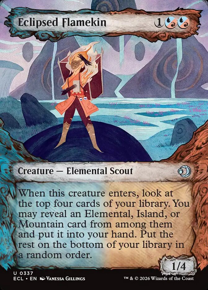 MTG - Eclipsed Flamekin - Lorwyn Eclipsed (SOS)