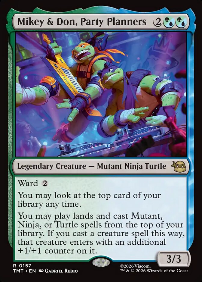 MTG - Mikey & Don, Party Planners - Teenage Mutant Ninja Turtles (SOS)