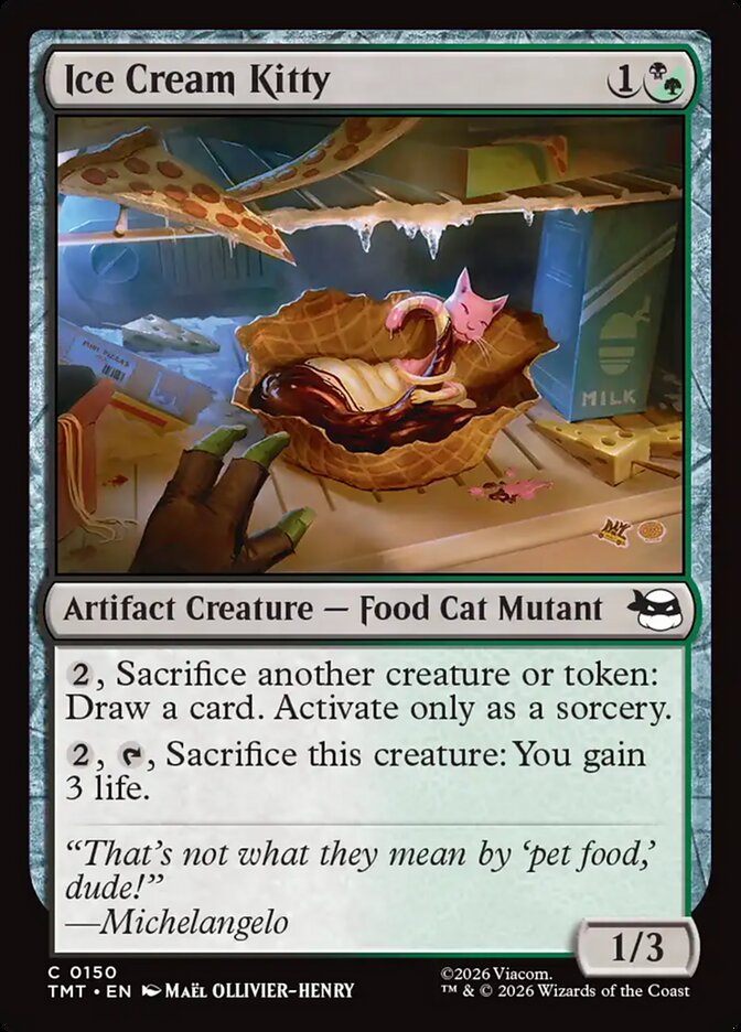 MTG - Ice Cream Kitty - Teenage Mutant Ninja Turtles (SOS)