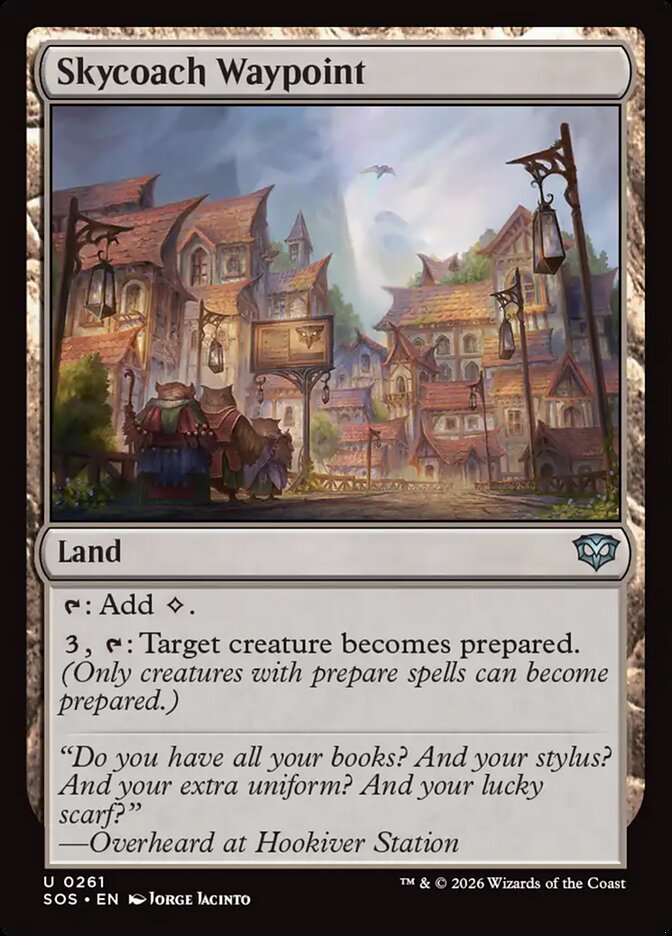 MTG - Skycoach Waypoint - Secrets of Strixhaven (SOS)