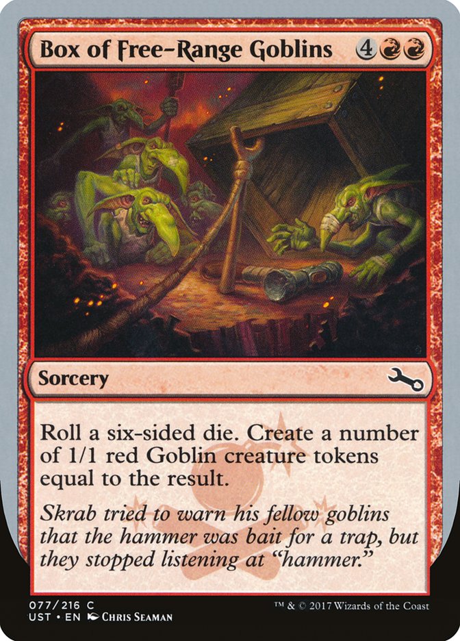 MTG - Box of Free-Range Goblins - Unstable (SOS)