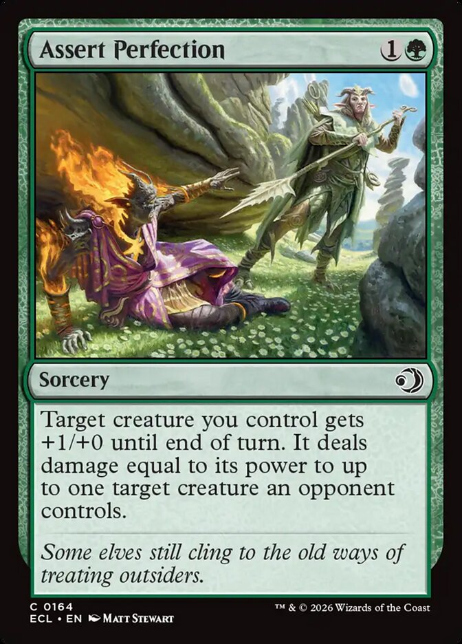 MTG - Assert Perfection - Lorwyn Eclipsed (SOS)