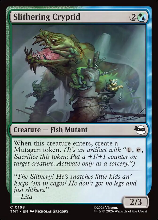 MTG - Slithering Cryptid - Teenage Mutant Ninja Turtles (SOS)