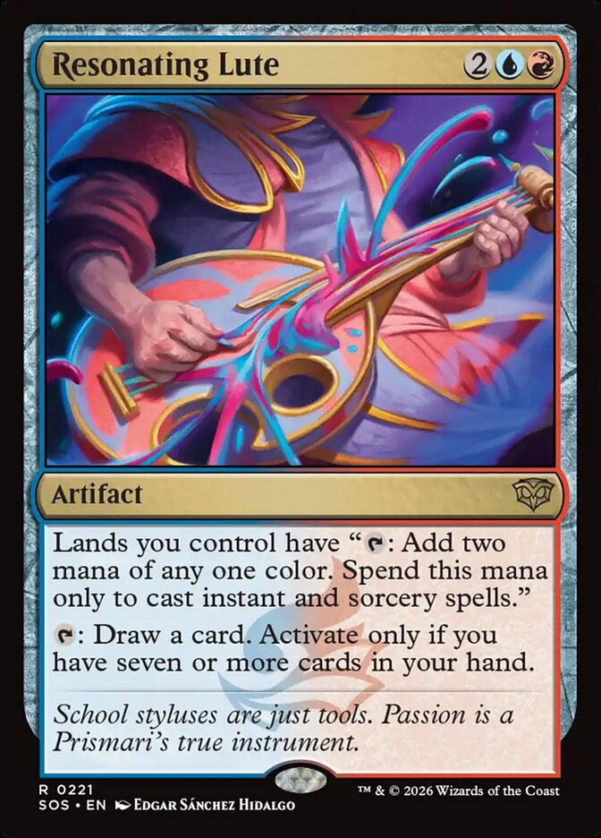 MTG - Resonating Lute - Secrets of Strixhaven (SOS)