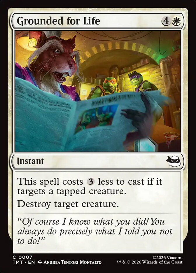 MTG - Grounded for Life - Teenage Mutant Ninja Turtles (SOS)