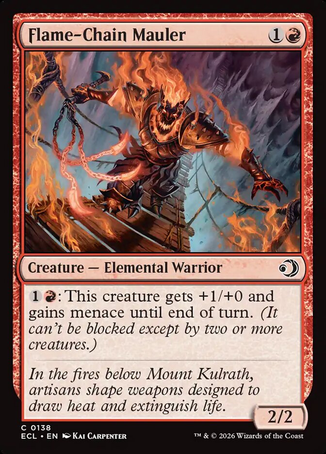 MTG - Flame-Chain Mauler - Lorwyn Eclipsed (SOS)