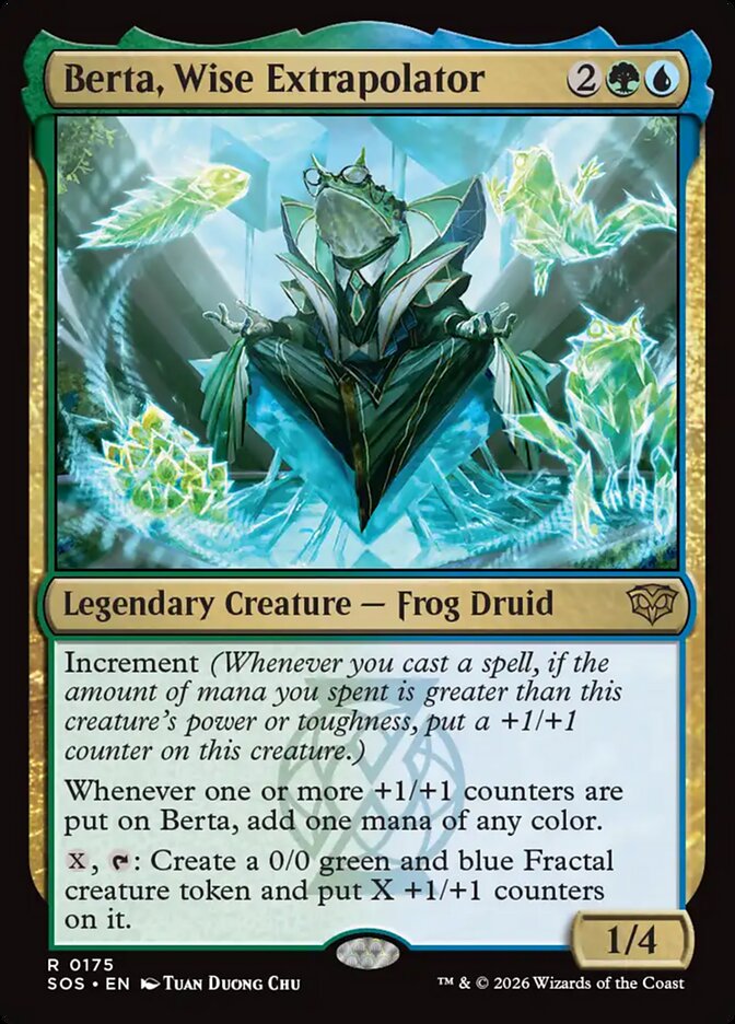 MTG - Berta, Wise Extrapolator - Secrets of Strixhaven (SOS)