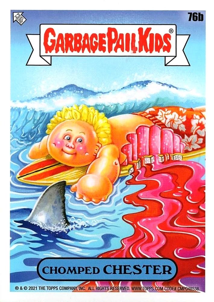 GPK - 76b - Chomped CHESTER - Go On Vacation  (GoVa)