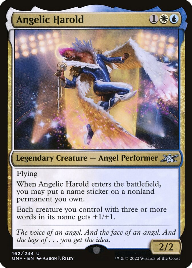 MTG - Angelic Harold - Unfinity (SOS)