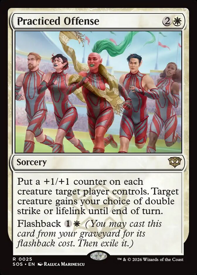 MTG - Practiced Offense - Secrets of Strixhaven (SOS)