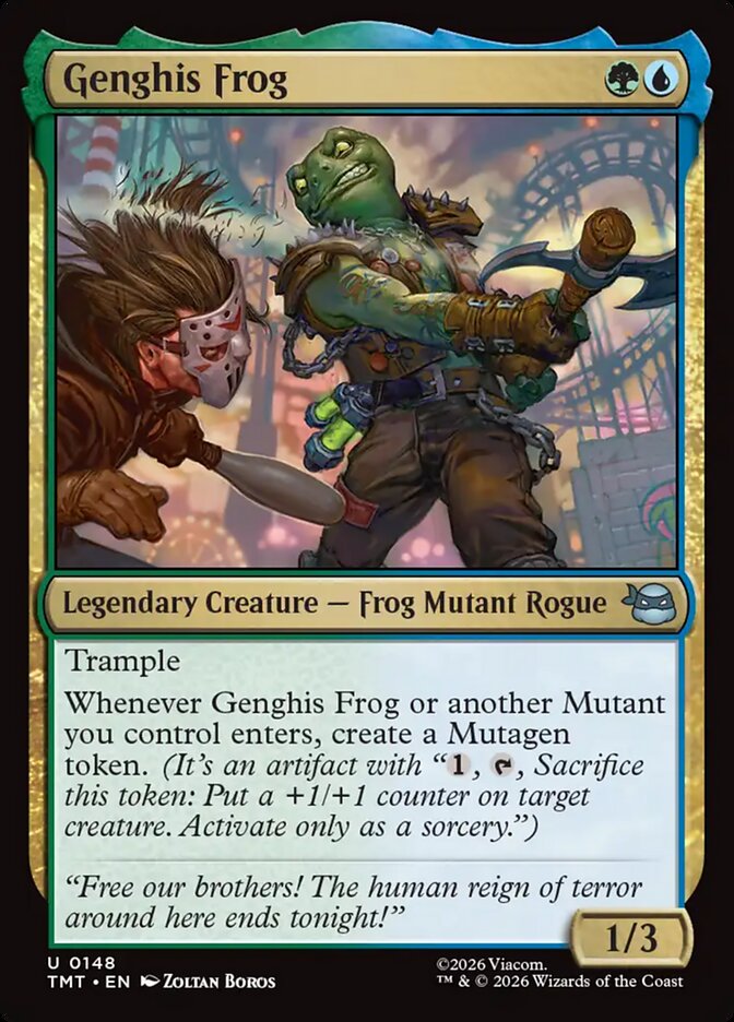 MTG - Genghis Frog - Teenage Mutant Ninja Turtles (SOS)