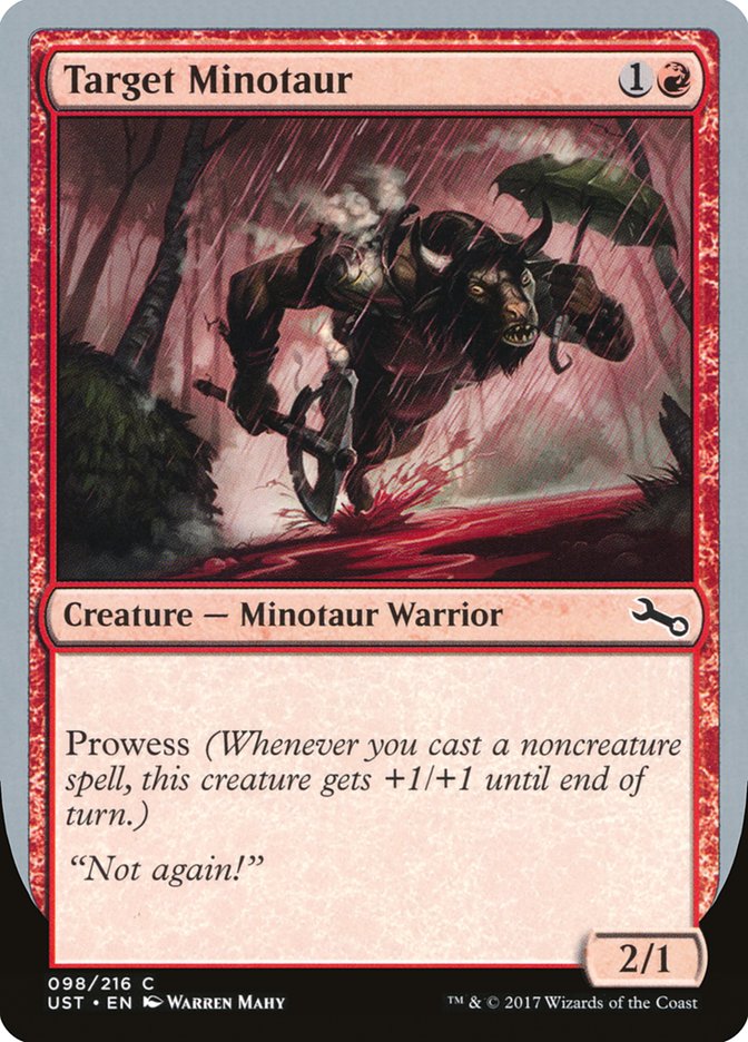 MTG - Target Minotaur - Unstable (SOS)