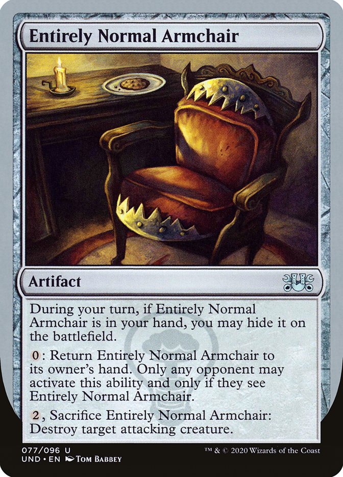 MTG - Entirely Normal Armchair - Unsanctioned (SOS)