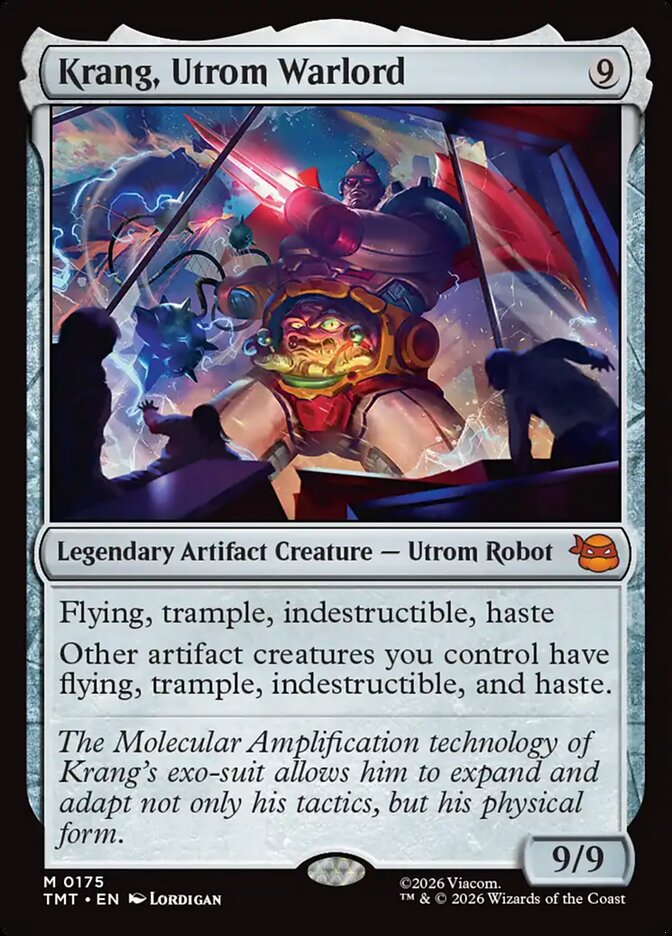 MTG - Krang, Utrom Warlord - Teenage Mutant Ninja Turtles (SOS)