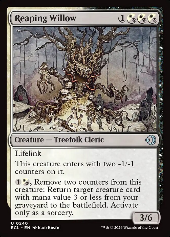 MTG - Reaping Willow - Lorwyn Eclipsed (SOS)