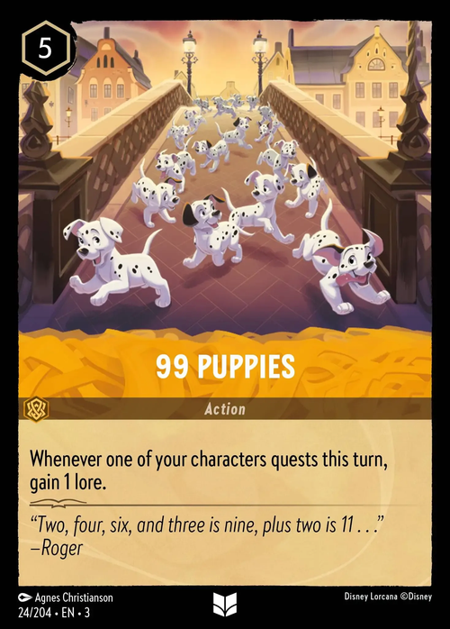 Lorcana - 99 Puppies - Into the Inklands