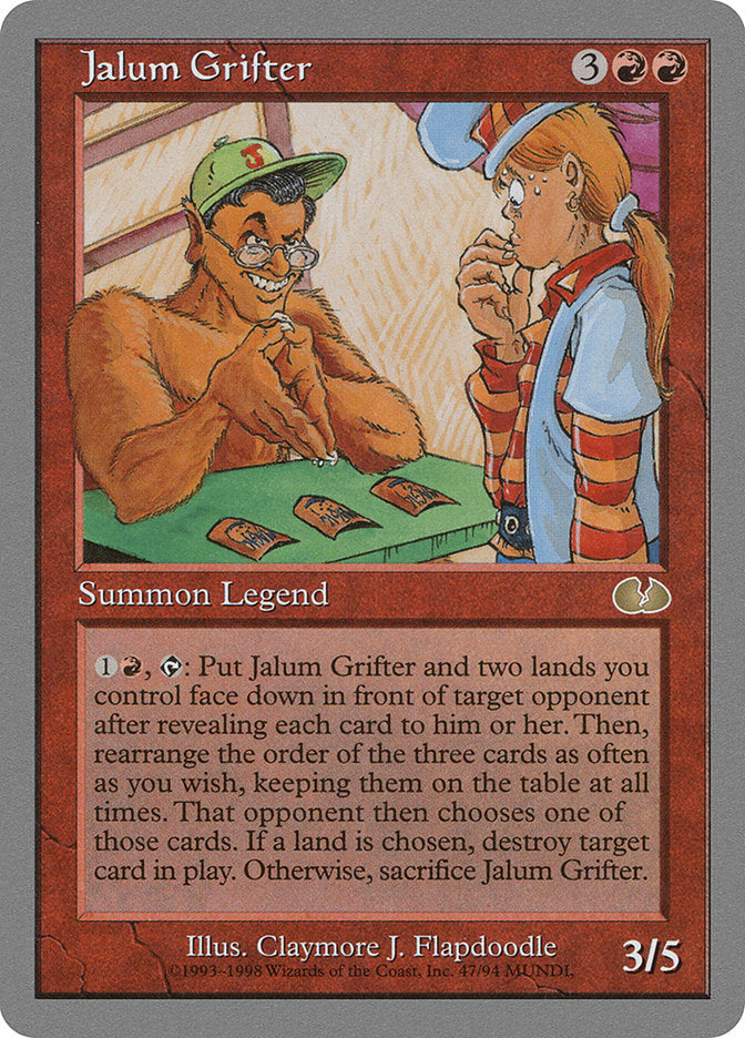 MTG - Jalum Grifter - Unglued (SOS)