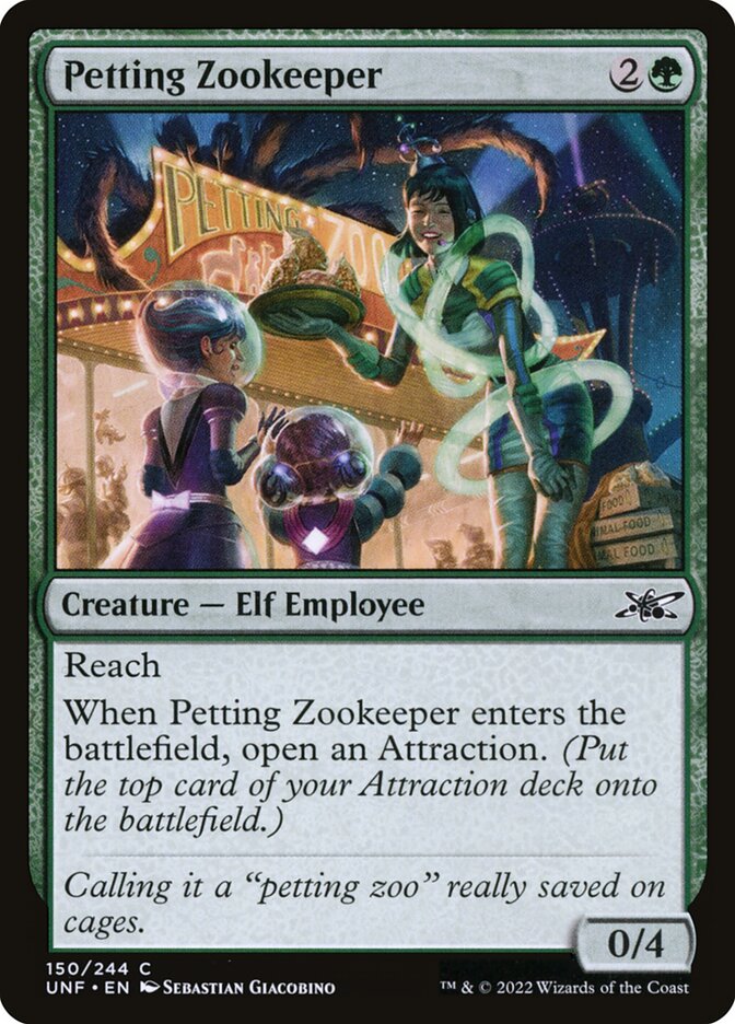 MTG - Petting Zookeeper - Unfinity (SOS)
