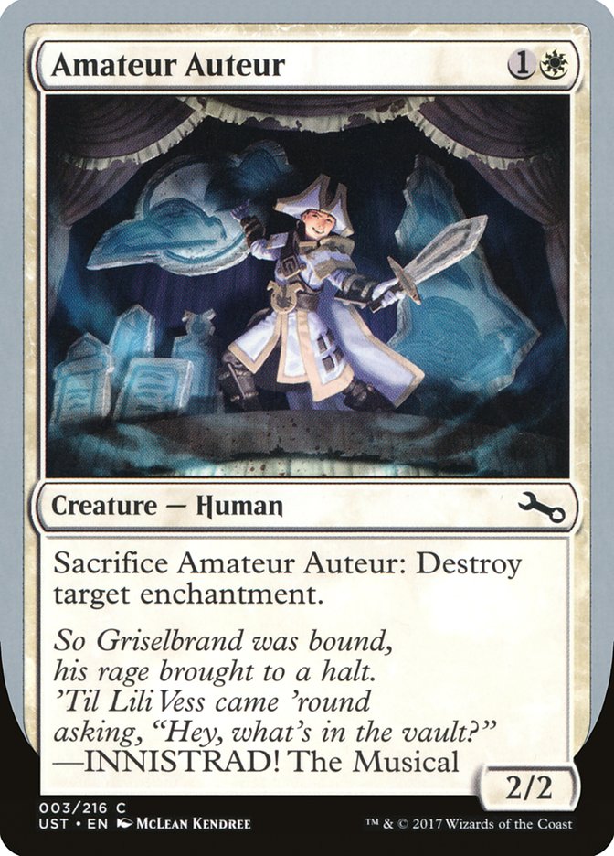 MTG - Amateur Auteur - Unstable (SOS)