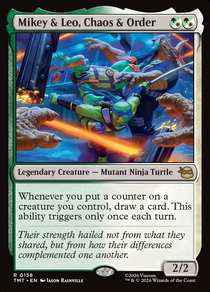 MTG - Mikey & Leo, Chaos & Order - Teenage Mutant Ninja Turtles (SOS)