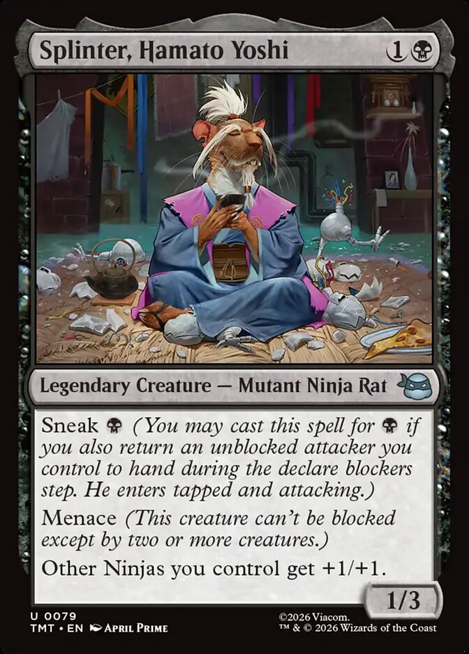 MTG - Splinter, Hamato Yoshi - Teenage Mutant Ninja Turtles (SOS)
