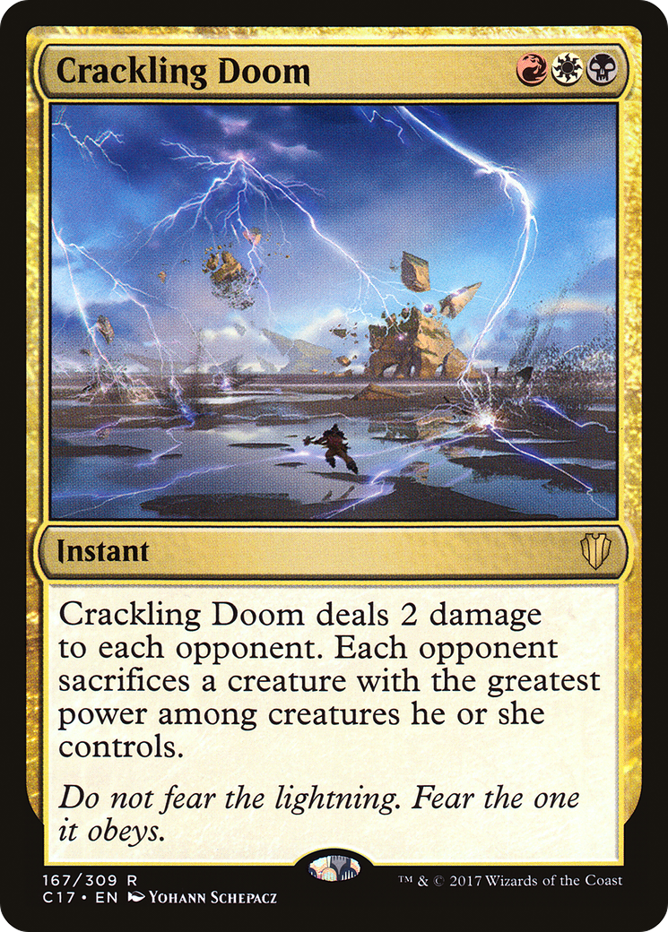 MTG - Crackling Doom - Commander 2017 (C17)