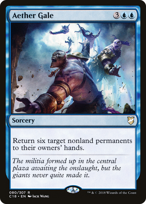 MTG - Aether Gale - Commander 2018 (C18)