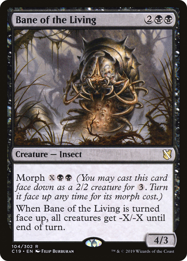 MTG - Bane of the Living - Commander 2019 (C19)