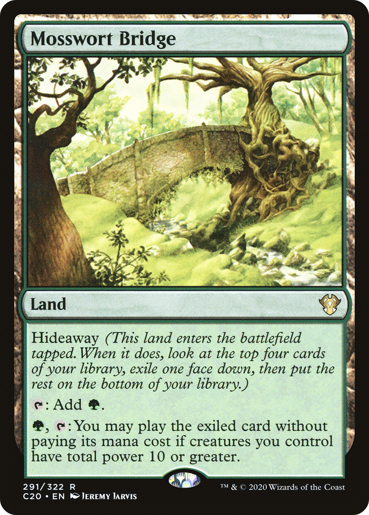 MTG - Mosswort Bridge - Commander 2020 (C20)