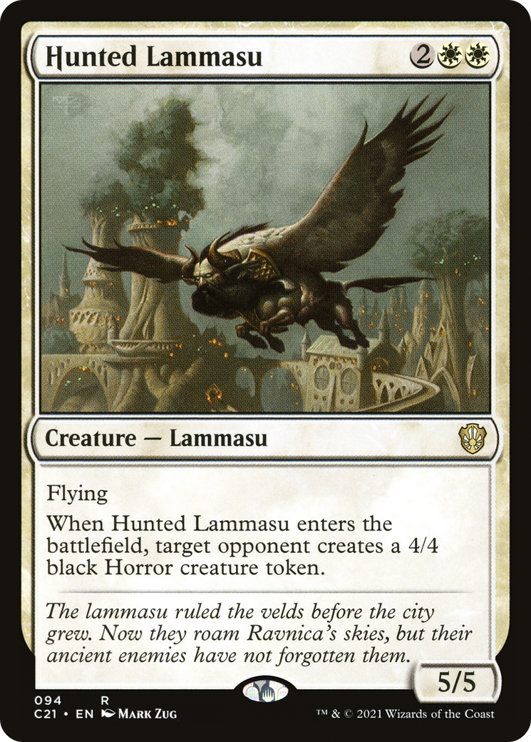 MTG - Hunted Lammasu - Commander 2021 (C21)