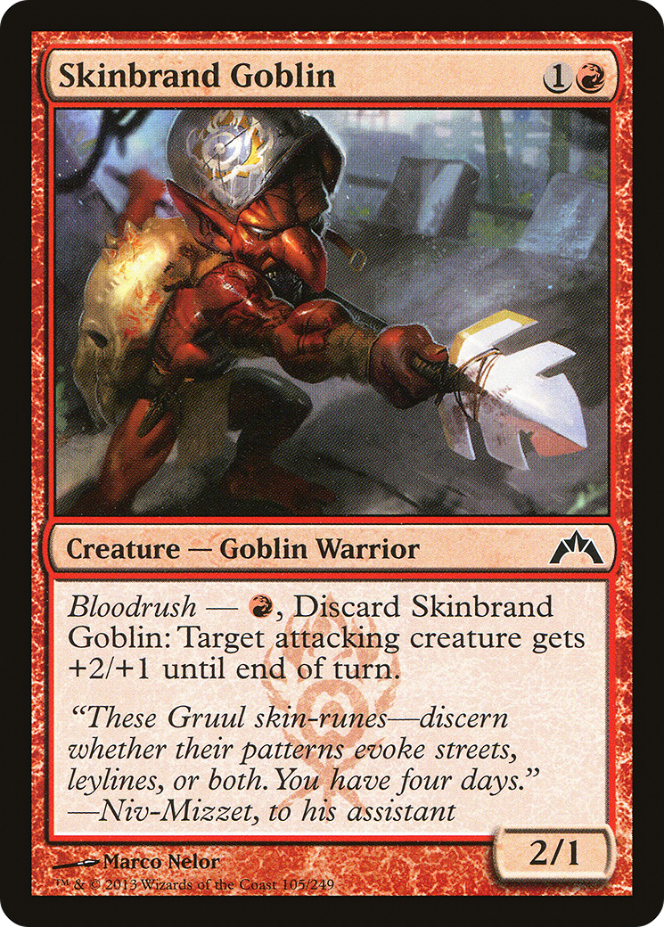 MTG - Skinbrand Goblin - Gatecrash (GTC)
