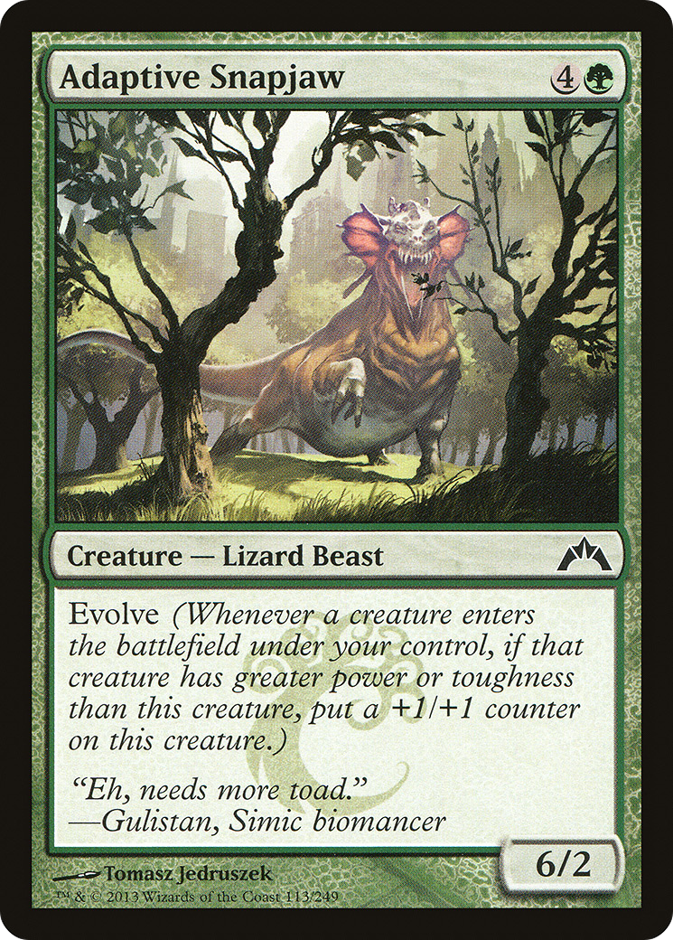 MTG - Adaptive Snapjaw - Gatecrash (GTC)