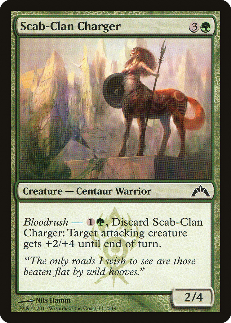 MTG - Scab-Clan Charger - Gatecrash (GTC)