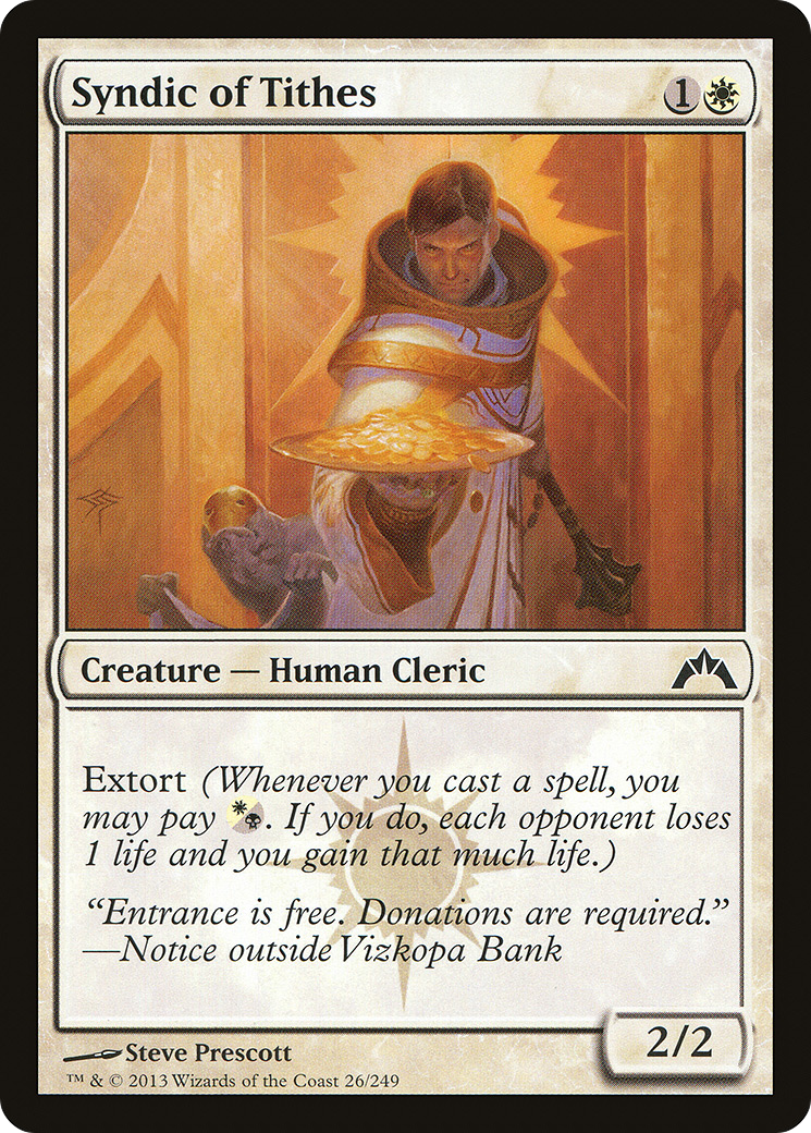 MTG - Syndic of Tithes - Gatecrash (GTC)
