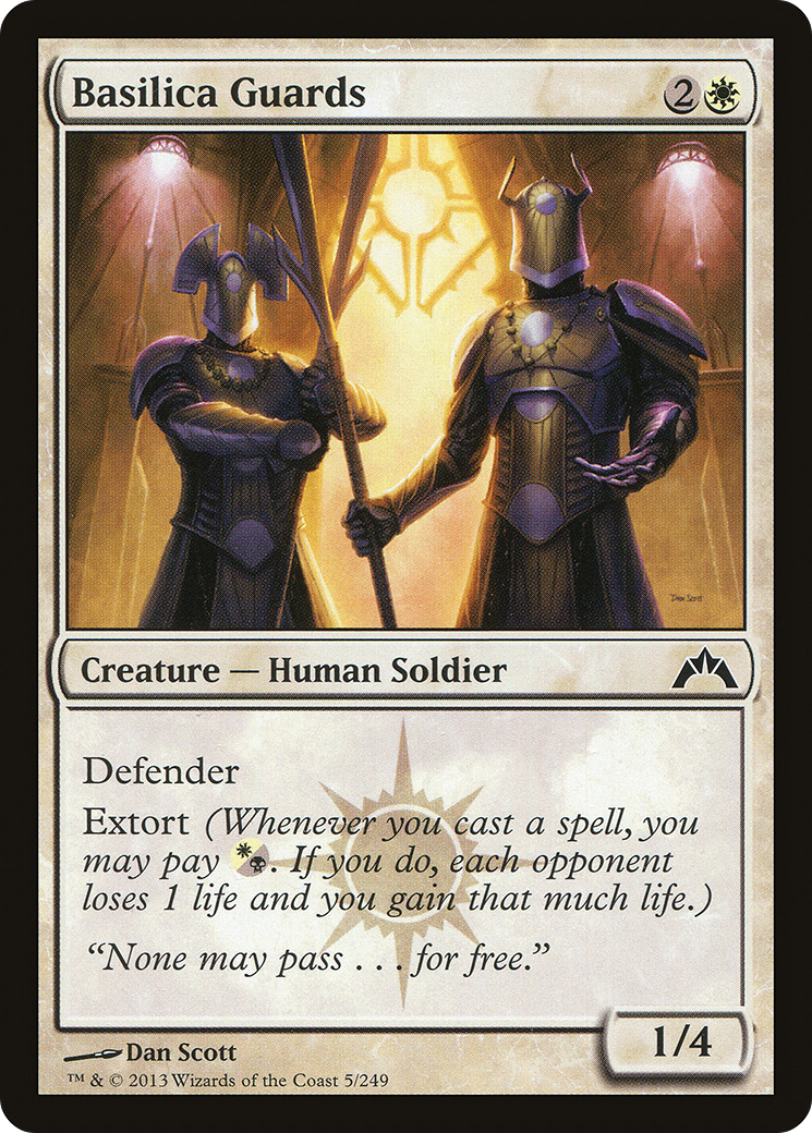 MTG - Basilica Guards - Gatecrash (GTC)