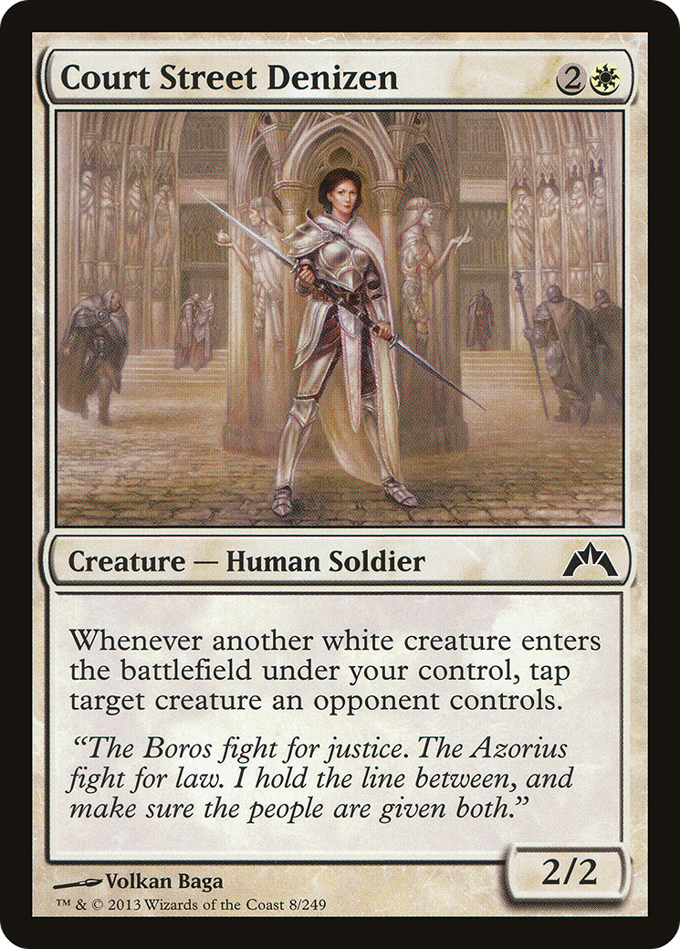 MTG - Court Street Denizen - Gatecrash (GTC)