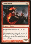 MTG - Ember Beast - Gatecrash (GTC)