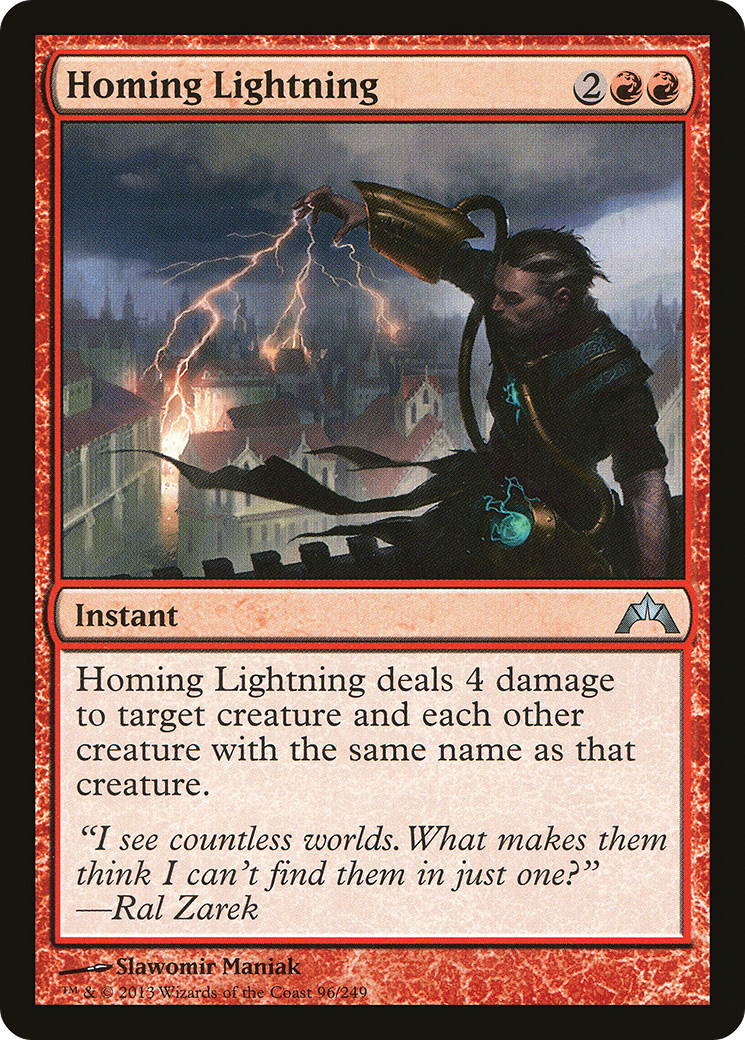 MTG - Homing Lightning - Gatecrash (GTC)