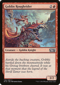 MTG - Goblin Roughrider - Magic 2015 (M15)
