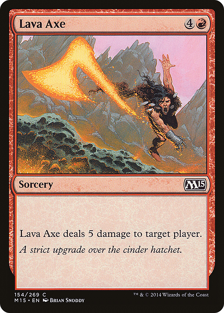 MTG - Lava Axe - Magic 2015 (M15)