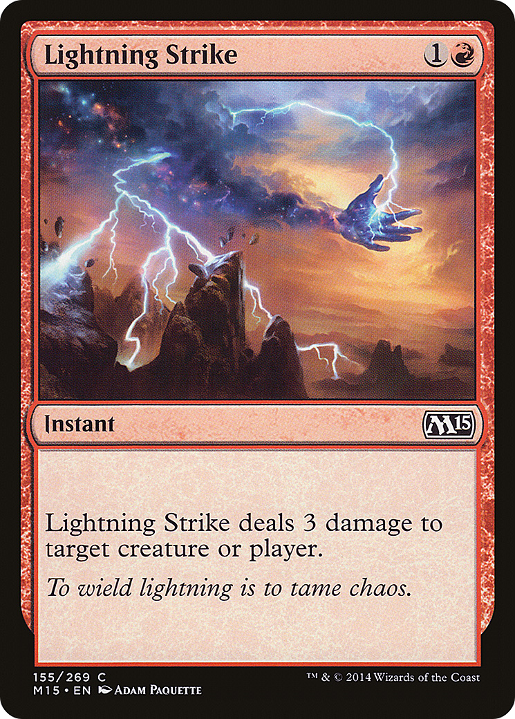 MTG - Lightning Strike - Magic 2015 (M15)