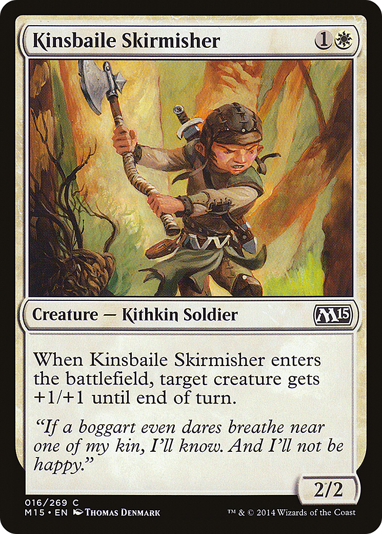 MTG - Kinsbaile Skirmisher - Magic 2015 (M15)