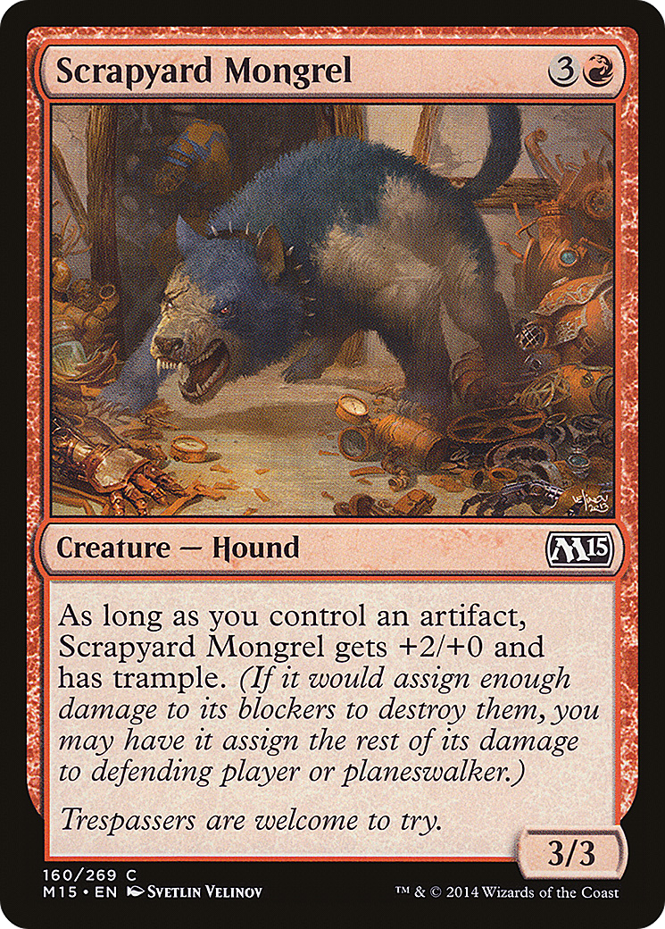 MTG - Scrapyard Mongrel - Magic 2015 (M15)