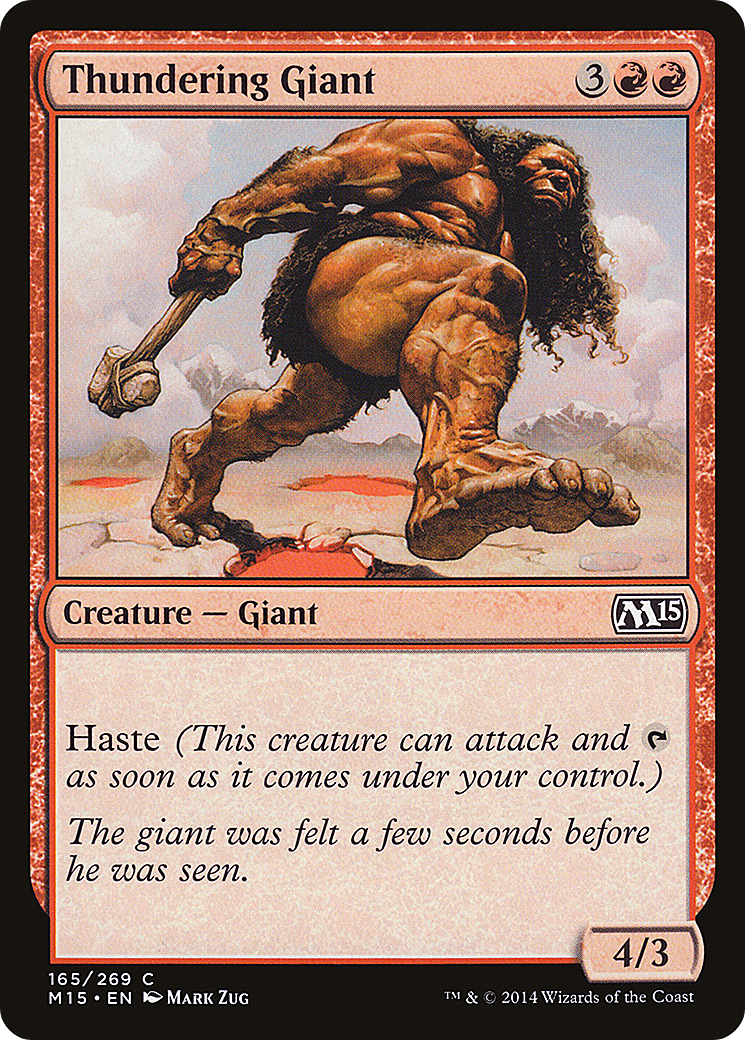 MTG - Thundering Giant - Magic 2015 (M15)